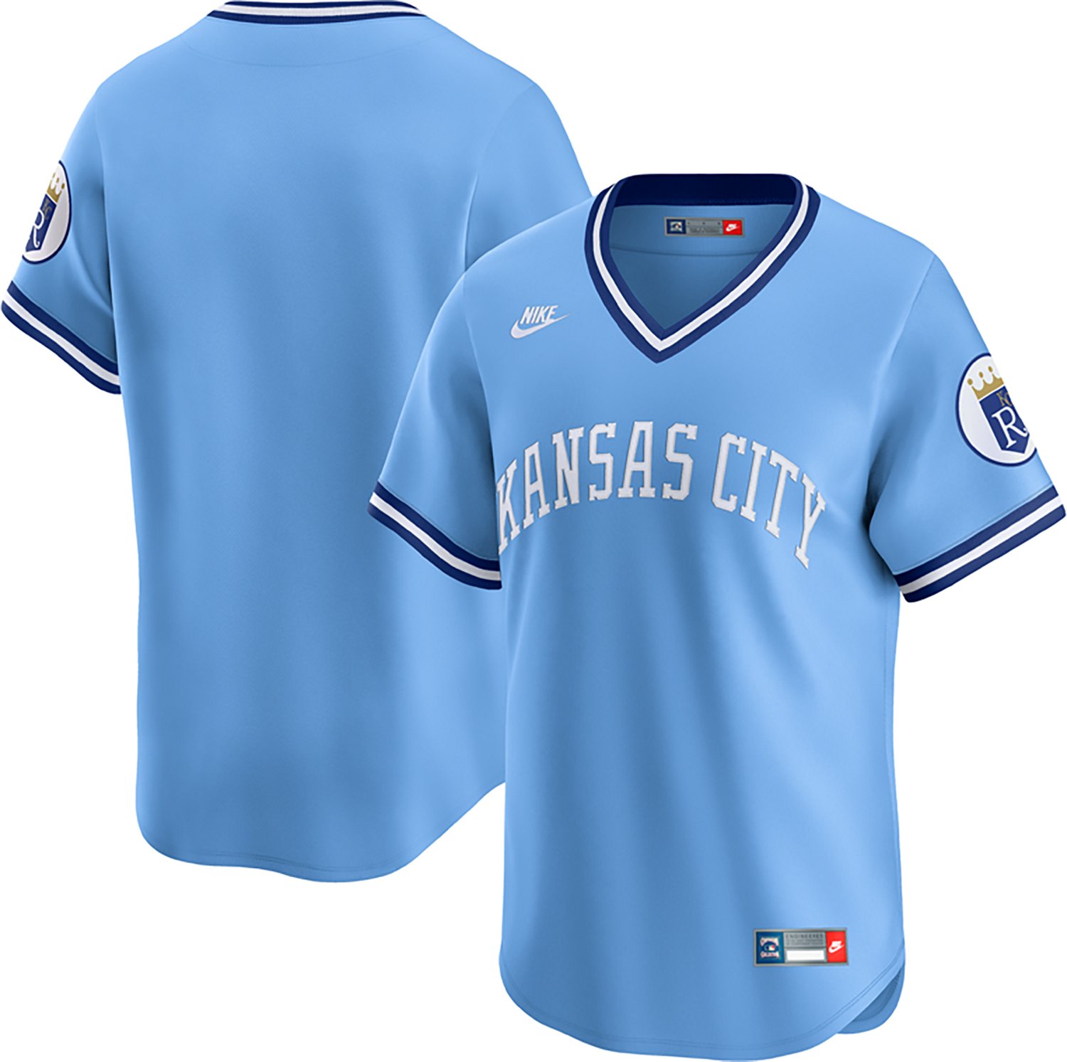 Nike Men's Royals Cooperstown Limited Jersey - view number 3