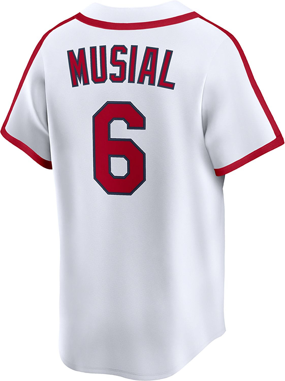 Nike Men's Cardinals Musial '67-'97 Cooperstown Limited N&N Jersey - view number 2