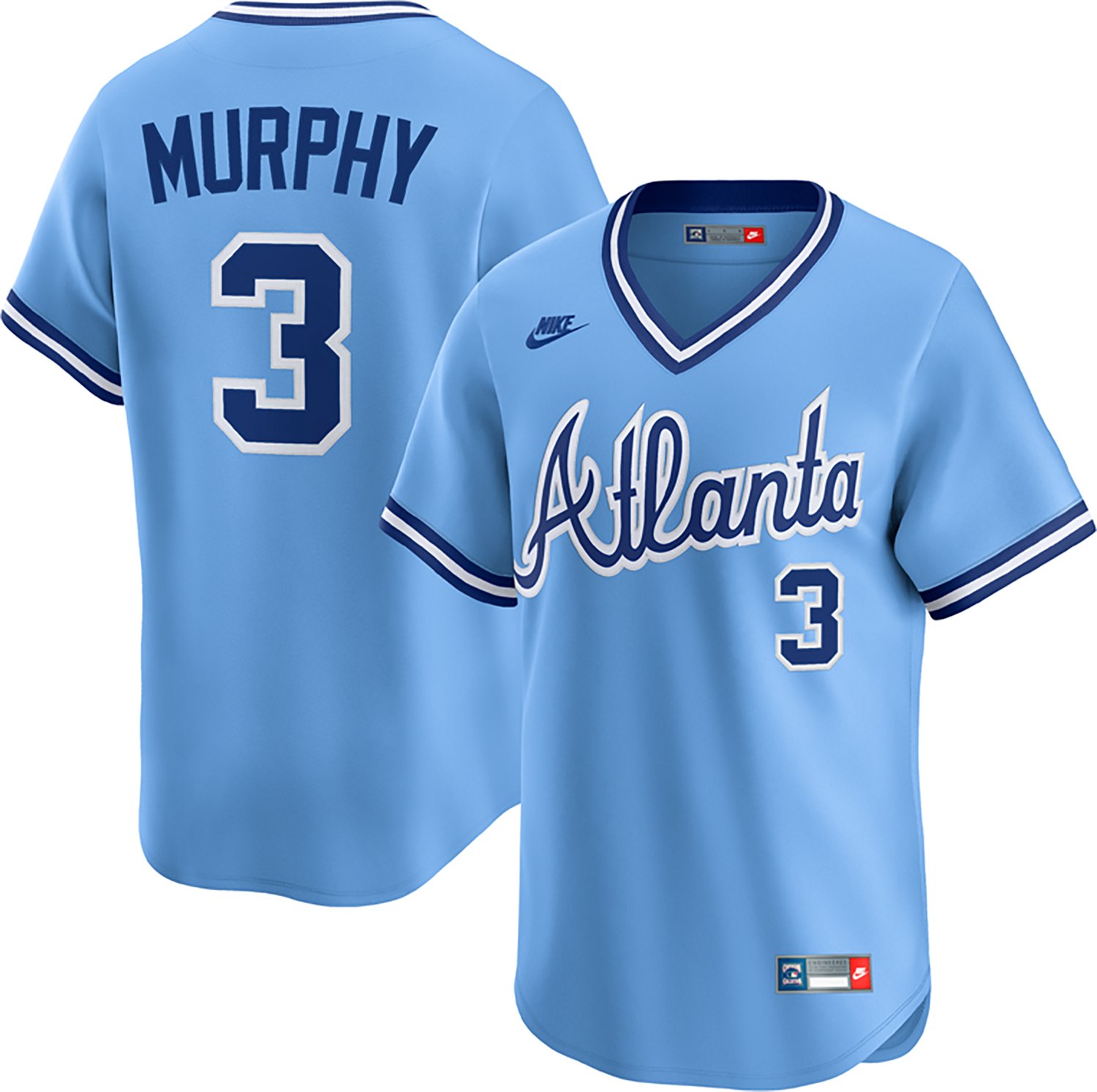 Nike Dale Murphy Light Atlanta Braves Throwback Cooperstown Collection Limited Jersey