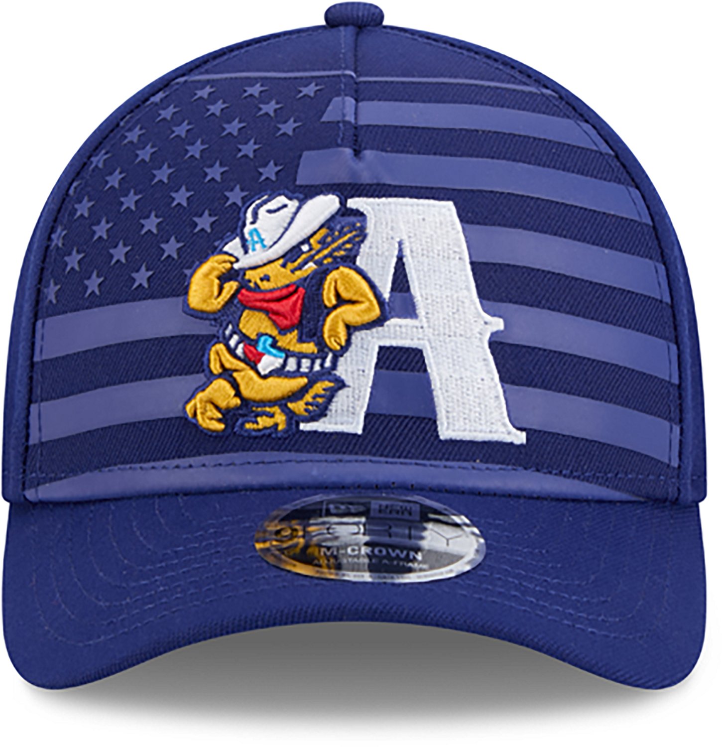 New Era Men's Amarillo Sod Poodles Tonal Flag 9FORTY Cap  - view number 2