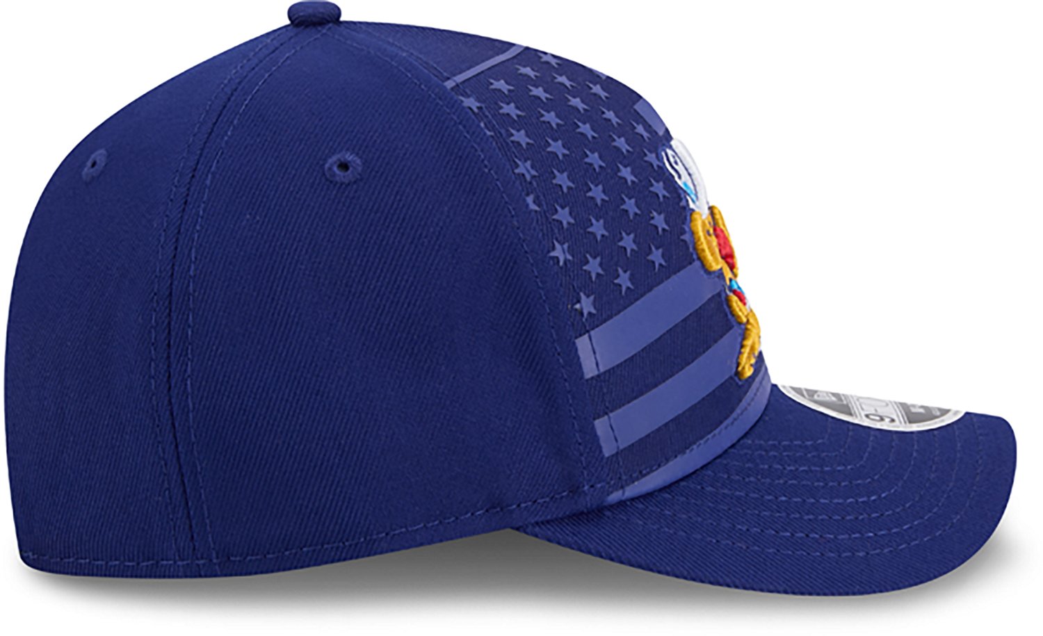 New Era Men's Amarillo Sod Poodles Tonal Flag 9FORTY Cap  - view number 7