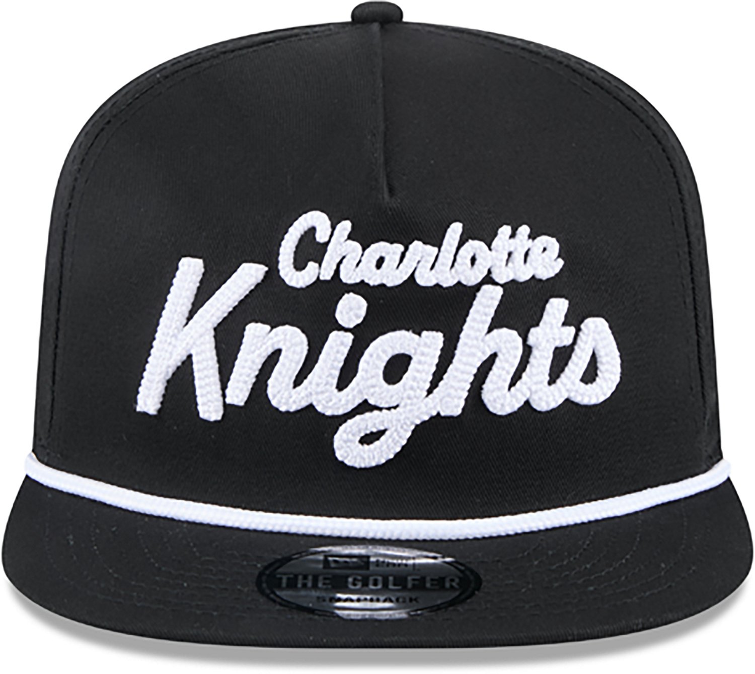 New Era Men's Charlotte Knights Team Script Golfer Cap