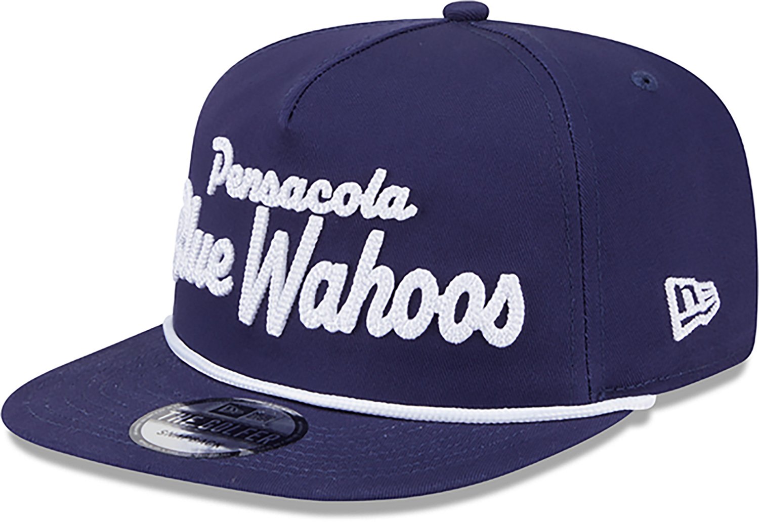 New Era Men's Pensacola Blue Wahoos Team Script Golfer Cap  - view number 3