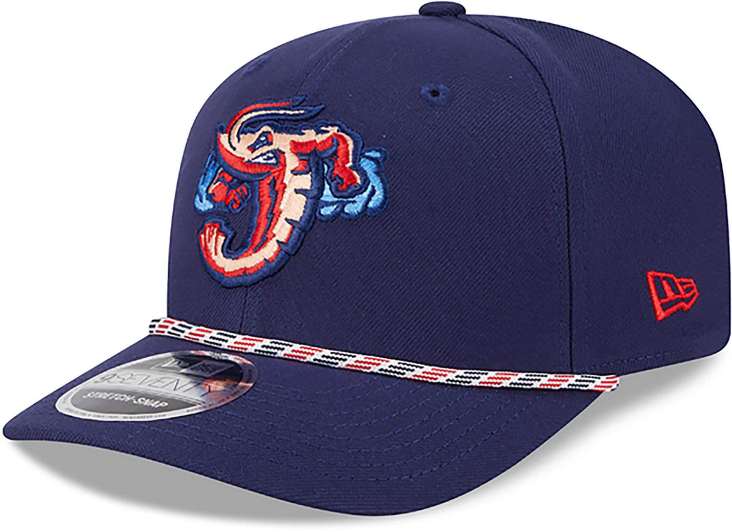 New Era Men's Jacksonville Jumbo Shrimp Multi-Rope 9SEVENTY Cap  - view number 3