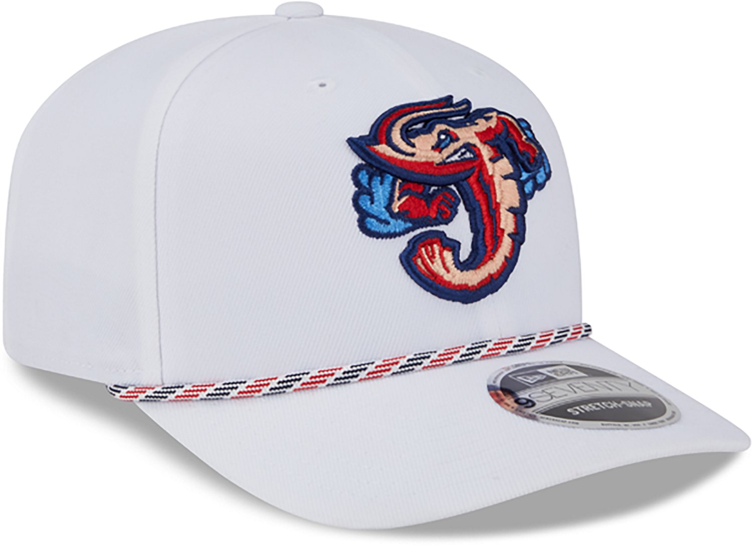 New Era Men's Jacksonville Jumbo Shrimp Multi-Rope 9SEVENTY Cap  - view number 4