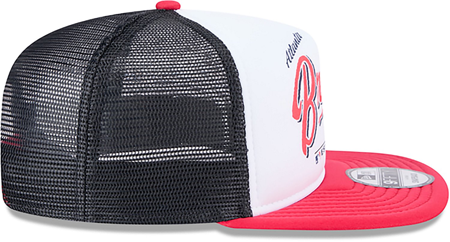New Era Men's Atlanta Braves 9FIFTY A-Frame Retro Script Cap - view number 6