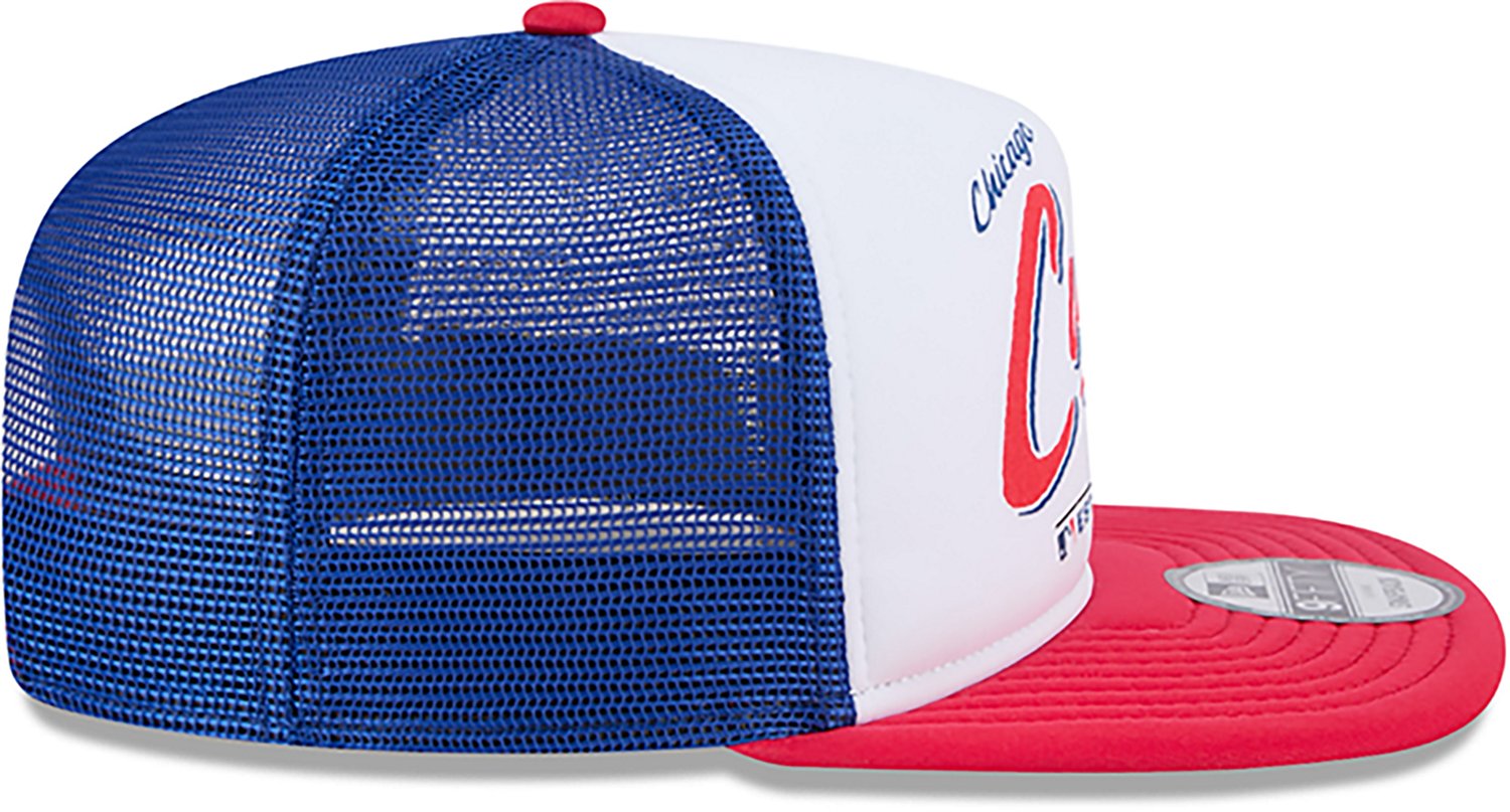 New Era Men's Chicago Cubs A-Frame Retro Script 9FIFTY Cap  - view number 6