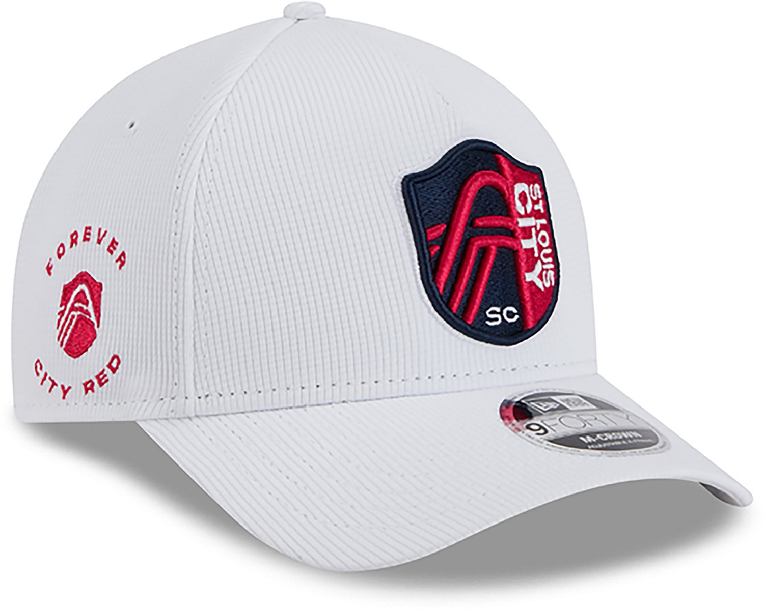 New Era Adults' St. Louis City SC Jersey Hook 9FORTY M-Crown A-Frame Snapback Cap                                                - view number 4