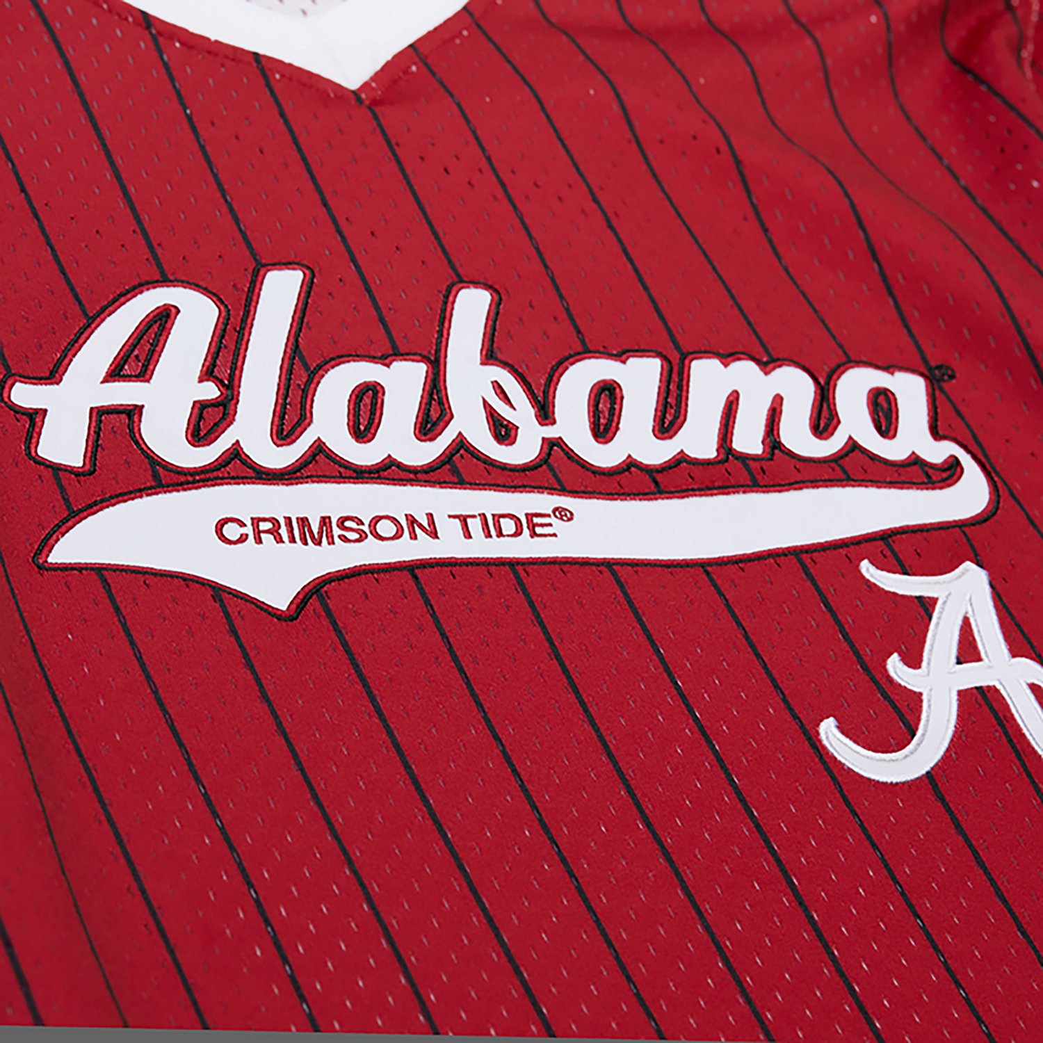 Mitchell & Ness Men's Alabama Double Play Primary Logo Baseball Jersey - view number 3