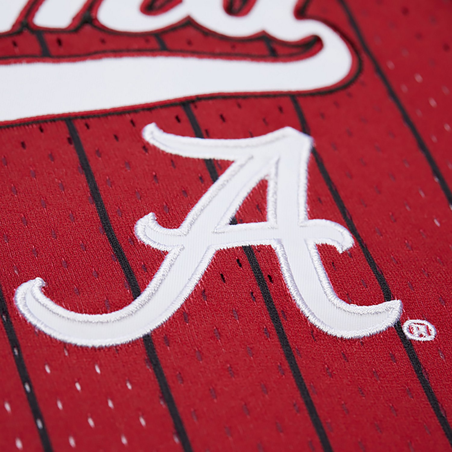 Mitchell & Ness Men's Alabama Double Play Primary Logo Baseball Jersey - view number 4