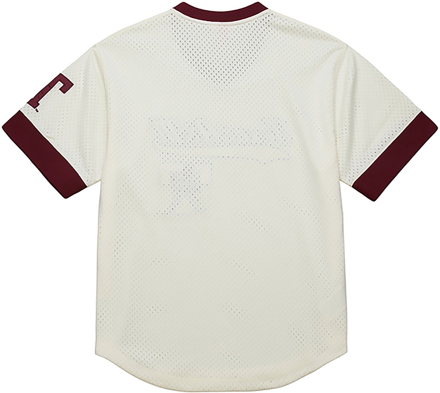 Mitchell & Ness Men's Texas A&M Extra Inning Vintage Logo Baseball Jersey - view number 2