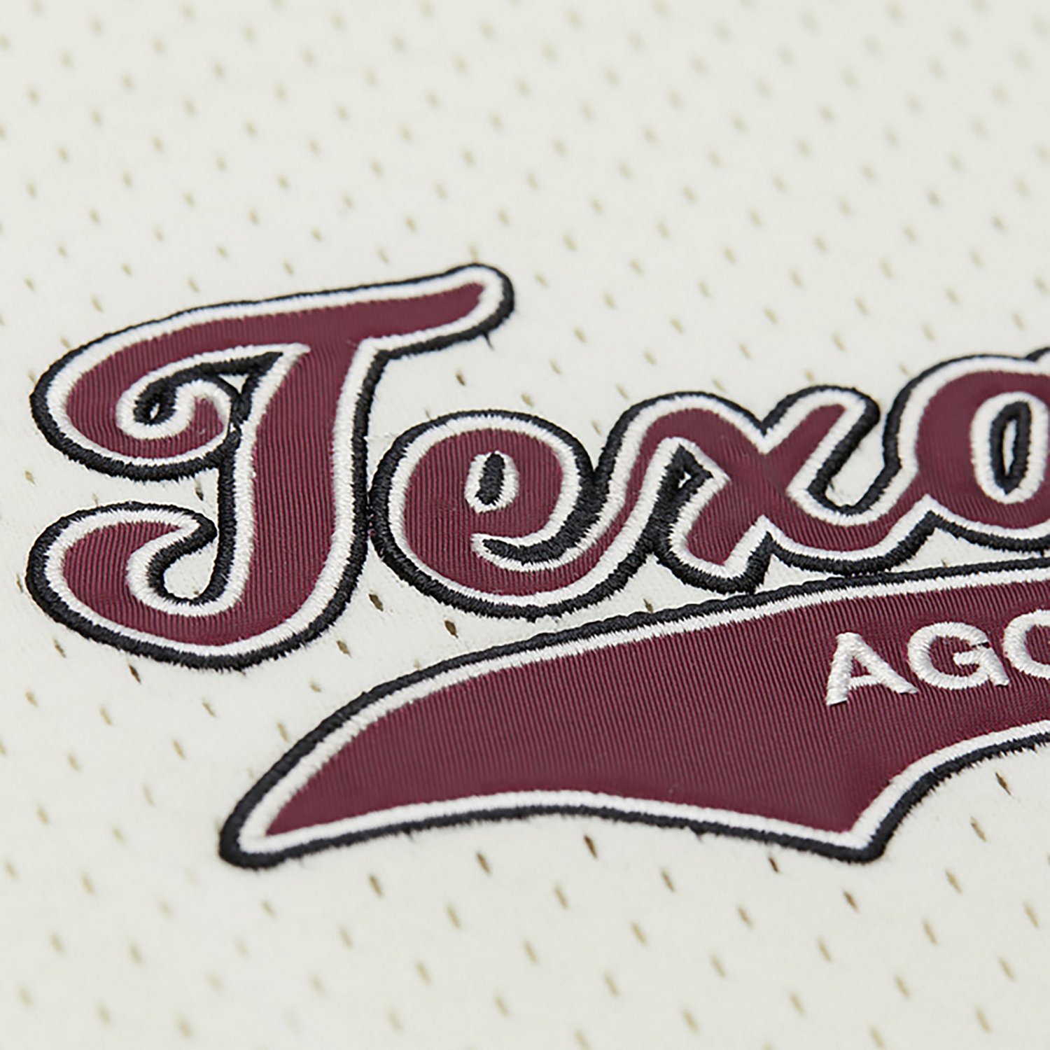 Mitchell & Ness Men's Texas A&M Extra Inning Vintage Logo Baseball Jersey - view number 3