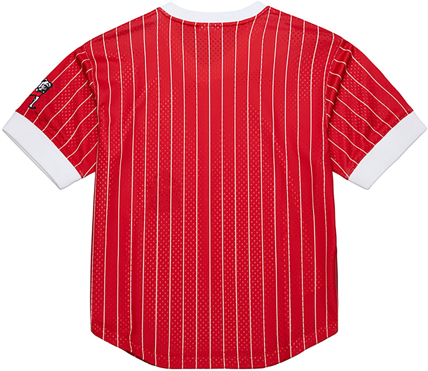 Mitchell & Ness Men's Georgia Double Play Primary Logo Baseball Jersey                                                           - view number 2