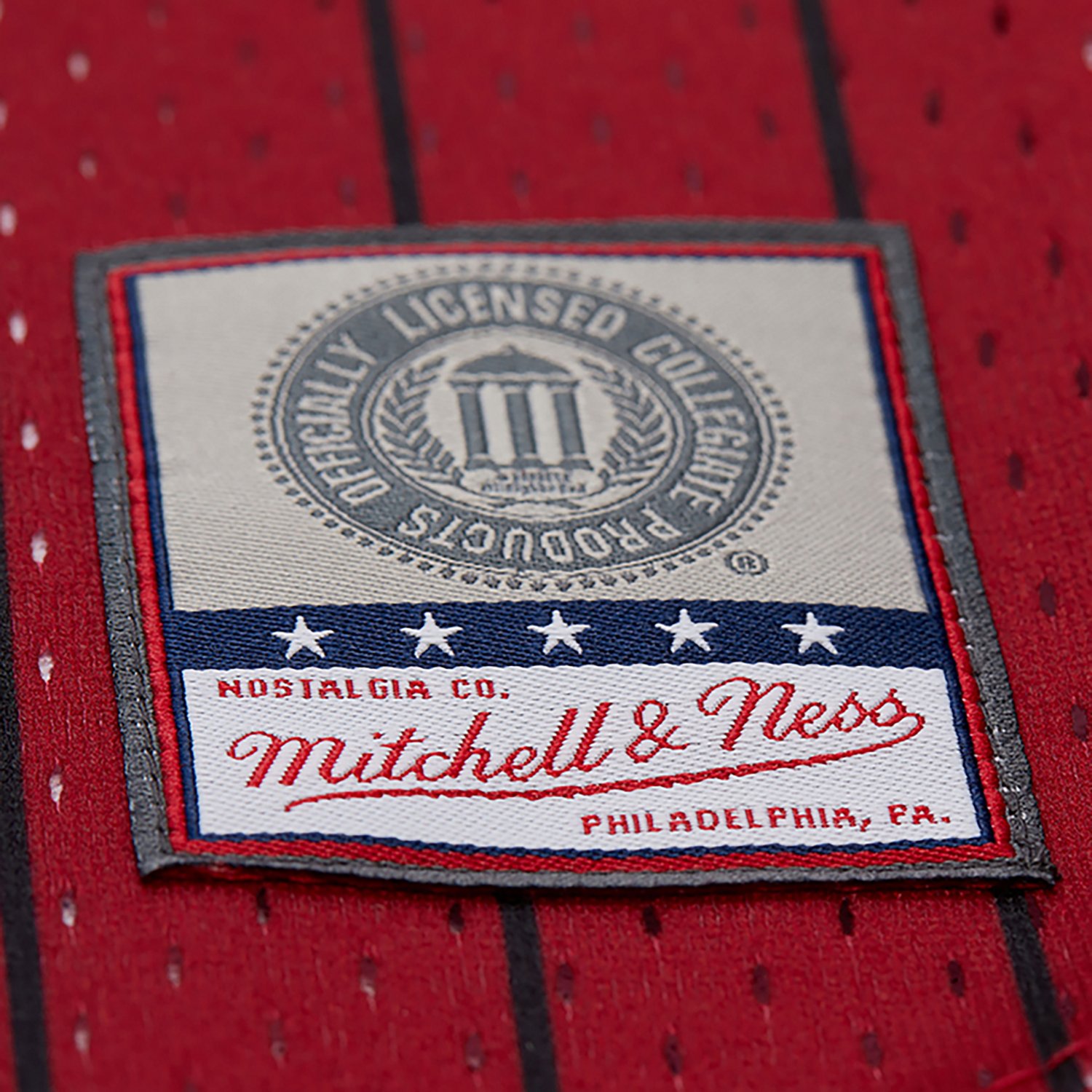 Mitchell & Ness Men's Oklahoma Double Play Primary Logo Baseball Jersey - view number 5