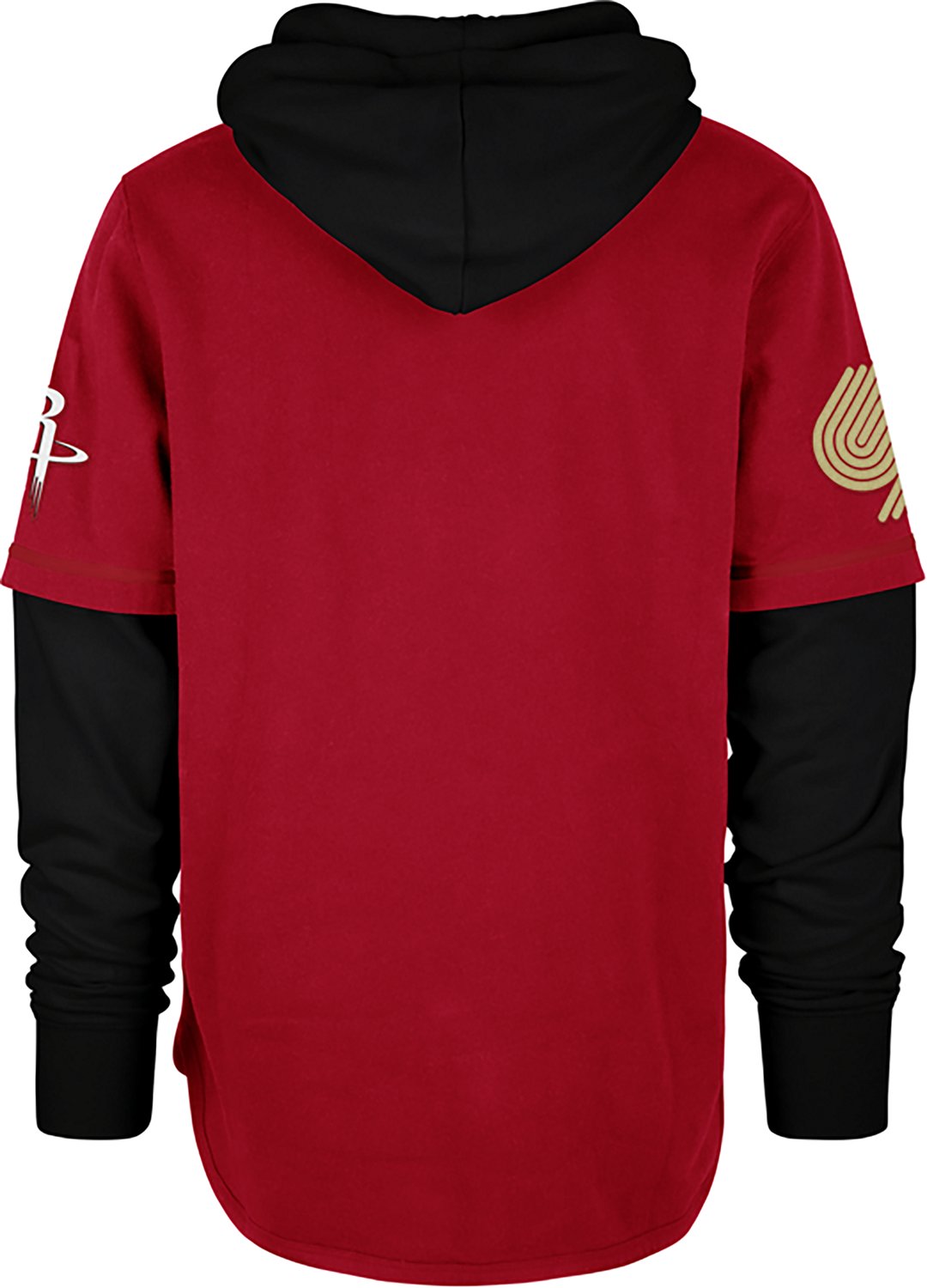 47 Brand Men's Rockets City Edition Trifecta 47 Shortstop Long Sleeve Pullover - view number 2