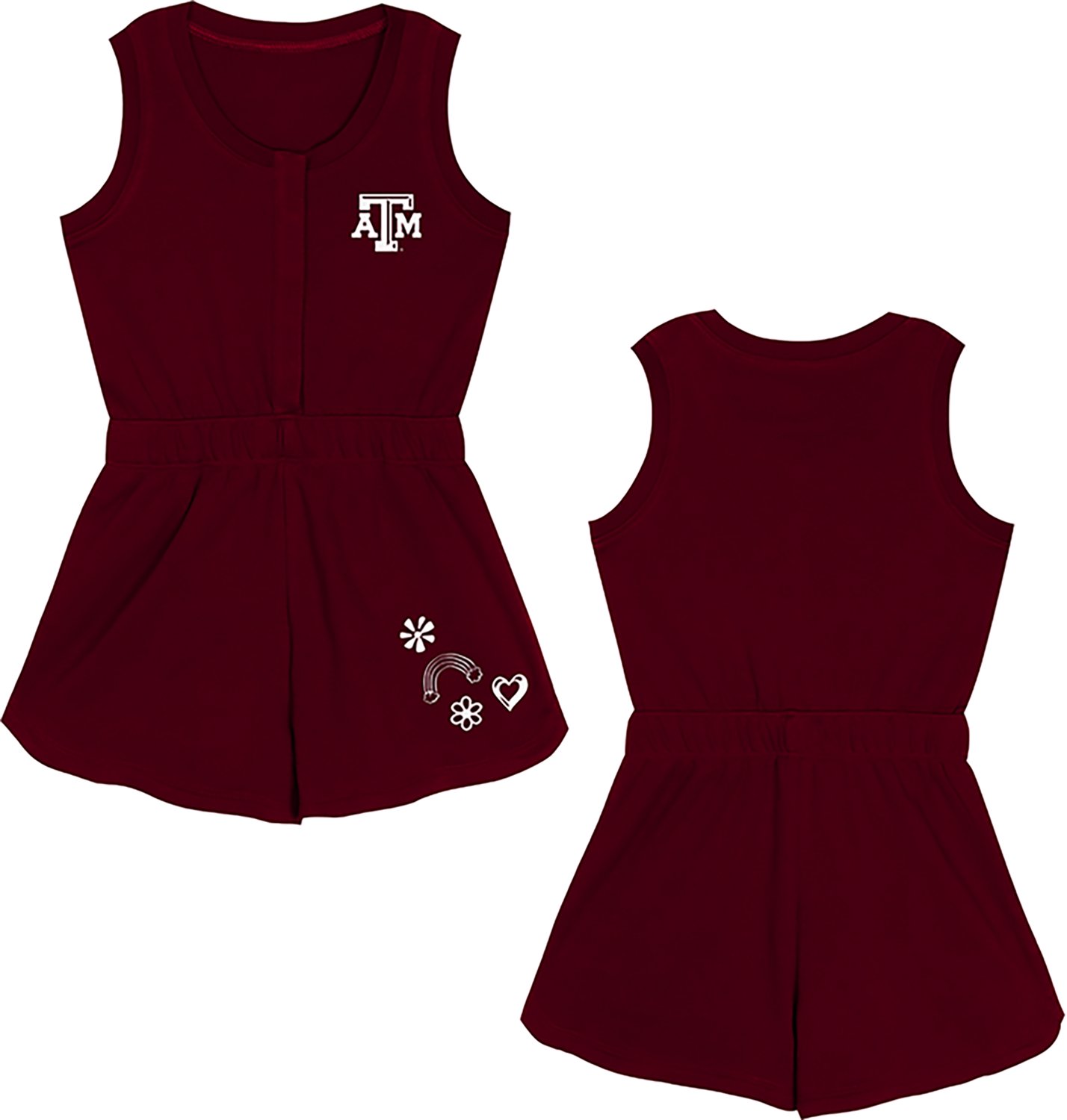 Outerstuff Toddler Girls' Texas A&M University Super Girl Romper - view number 3