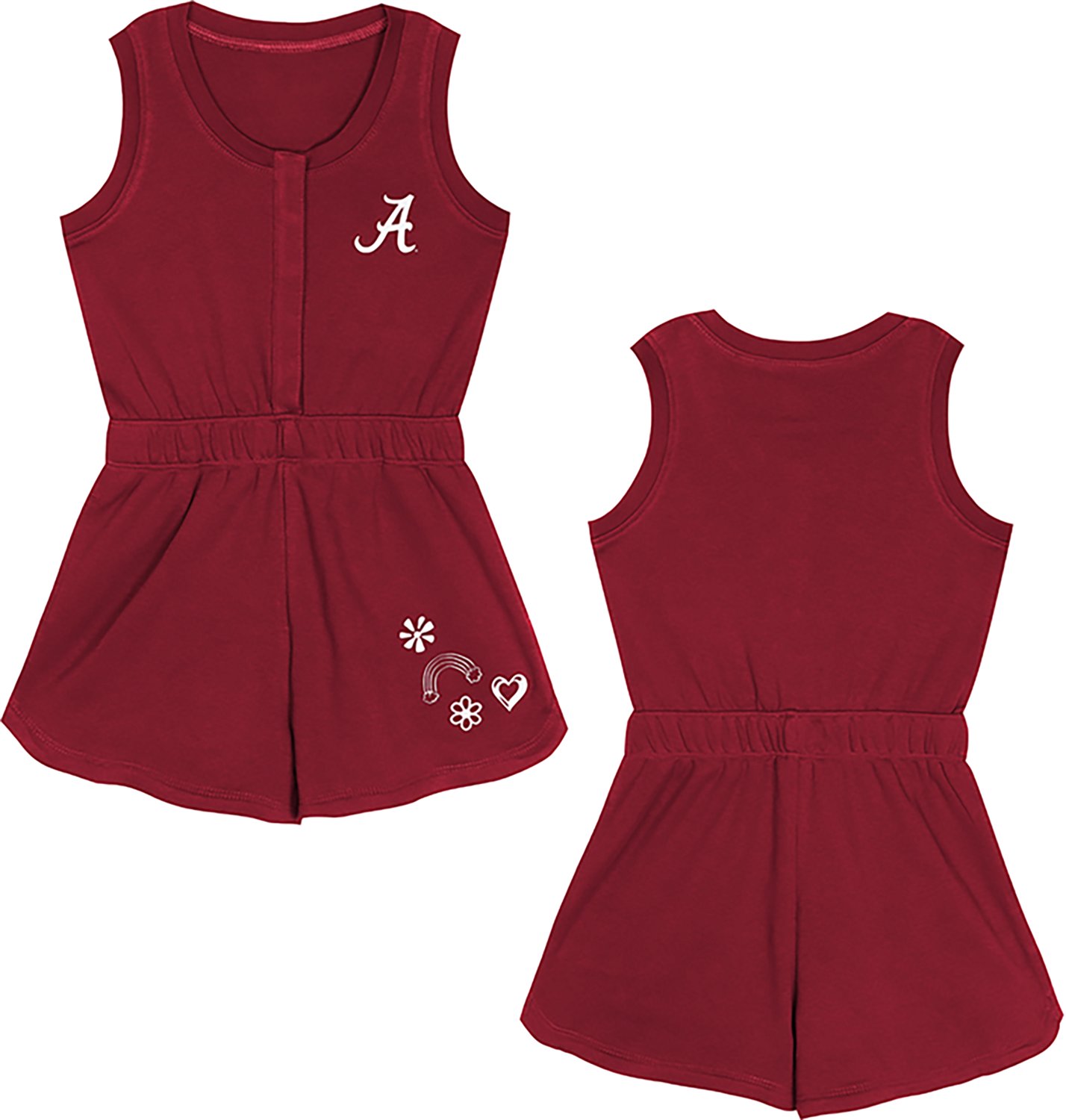 Outerstuff Toddler Girls' University of Alabama Super Girl Romper - view number 3