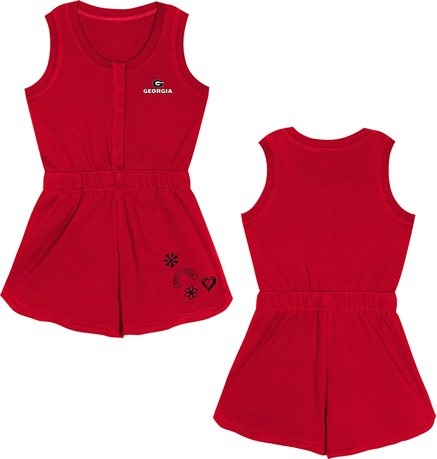 Outerstuff Toddler Girls' University of Georgia Super Girl Romper - view number 3