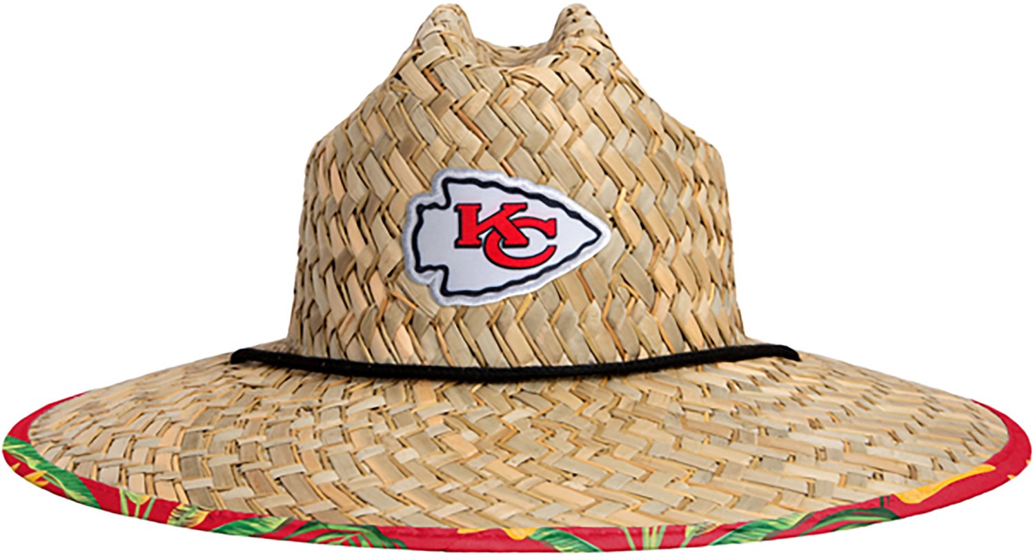 FOCO Men's Kansas City Chiefs Floral Print Straw Hat - view number 2