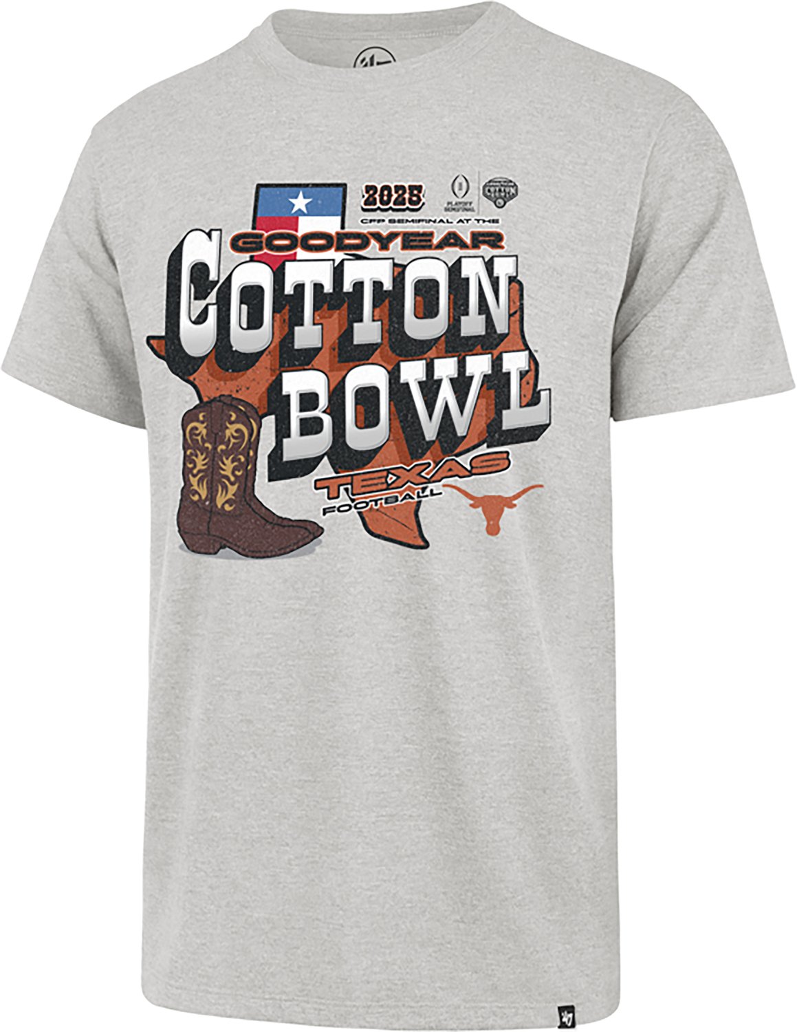 47 Men's University of Texas 24 CFP Cotton Bowl Participant Franklin T-shirt