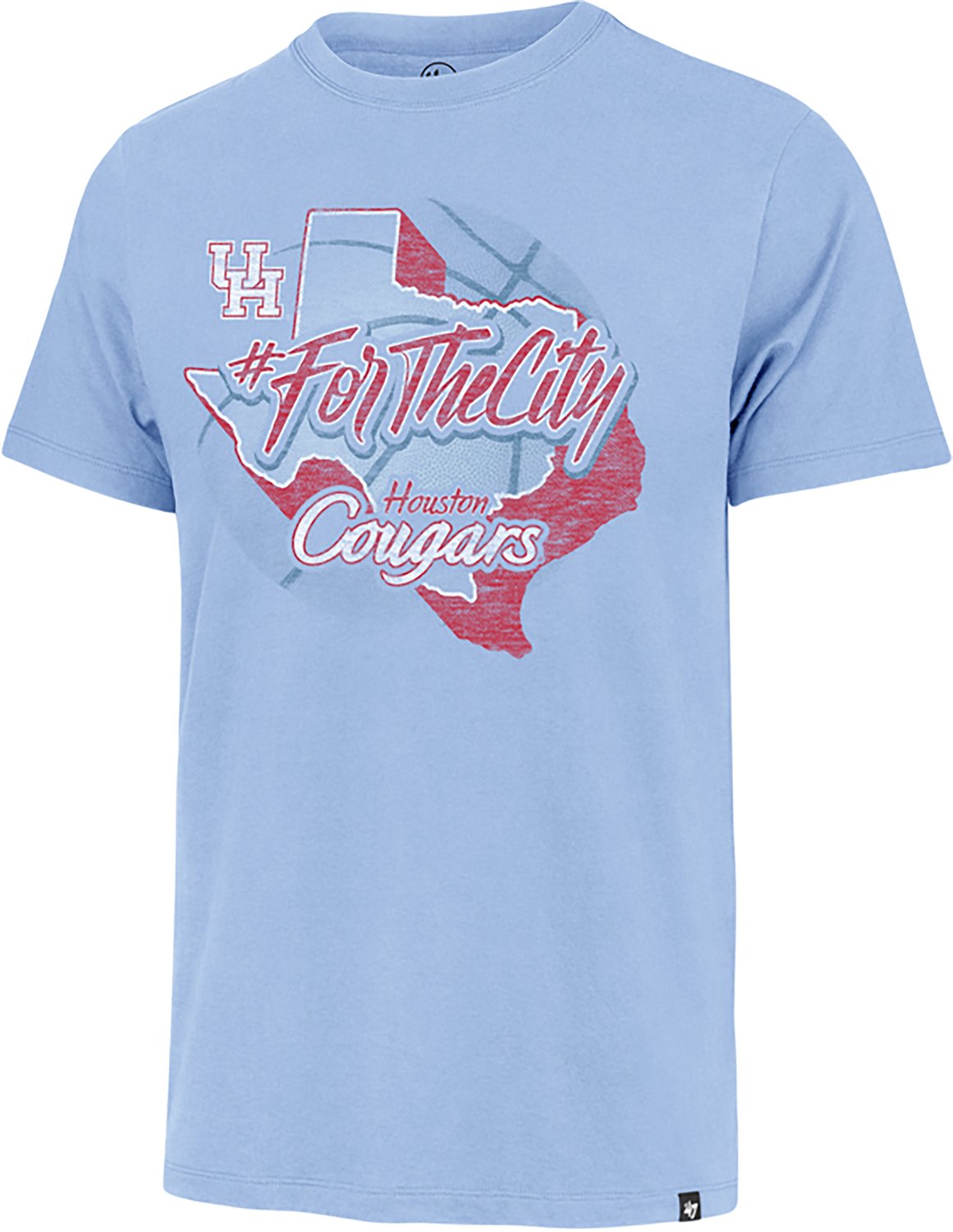 47 Houston Blue For The City State Franklin T-shirt