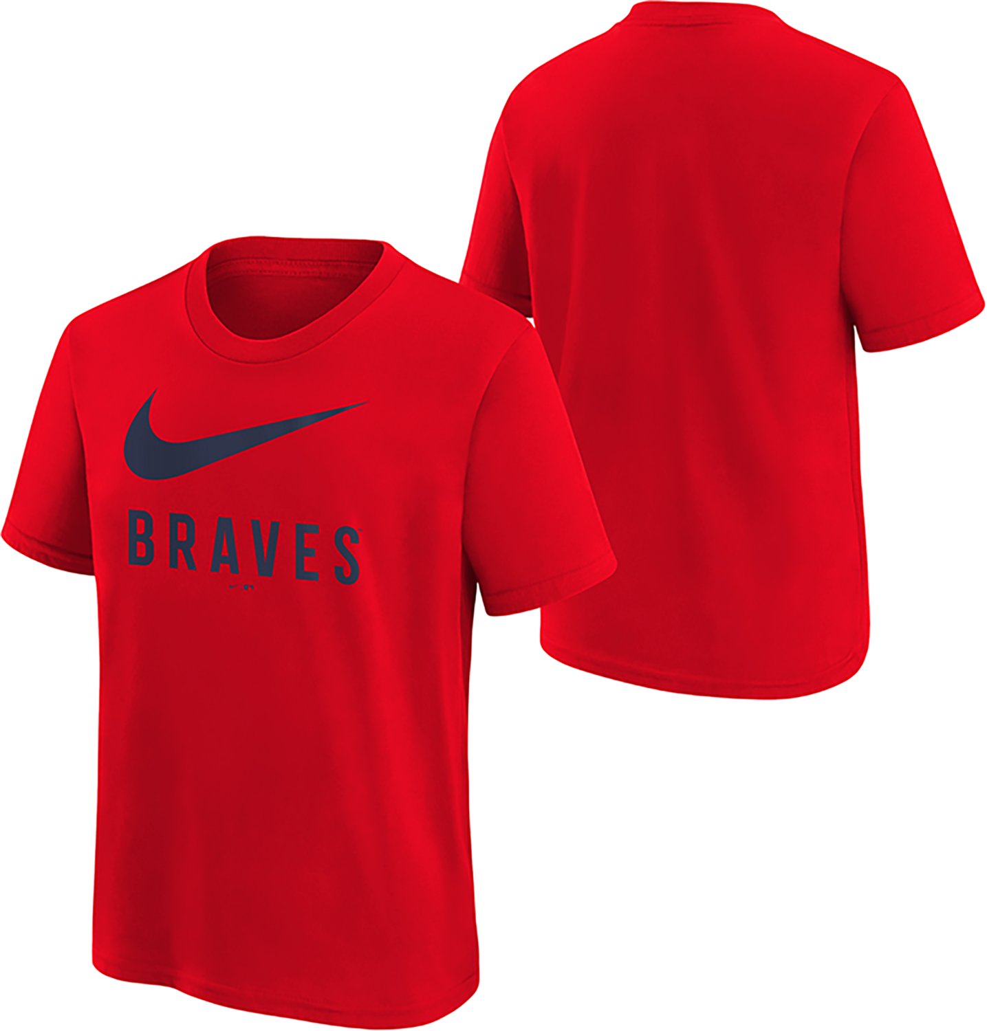 Nike Youth Braves Swoosh T-shirt - view number 3
