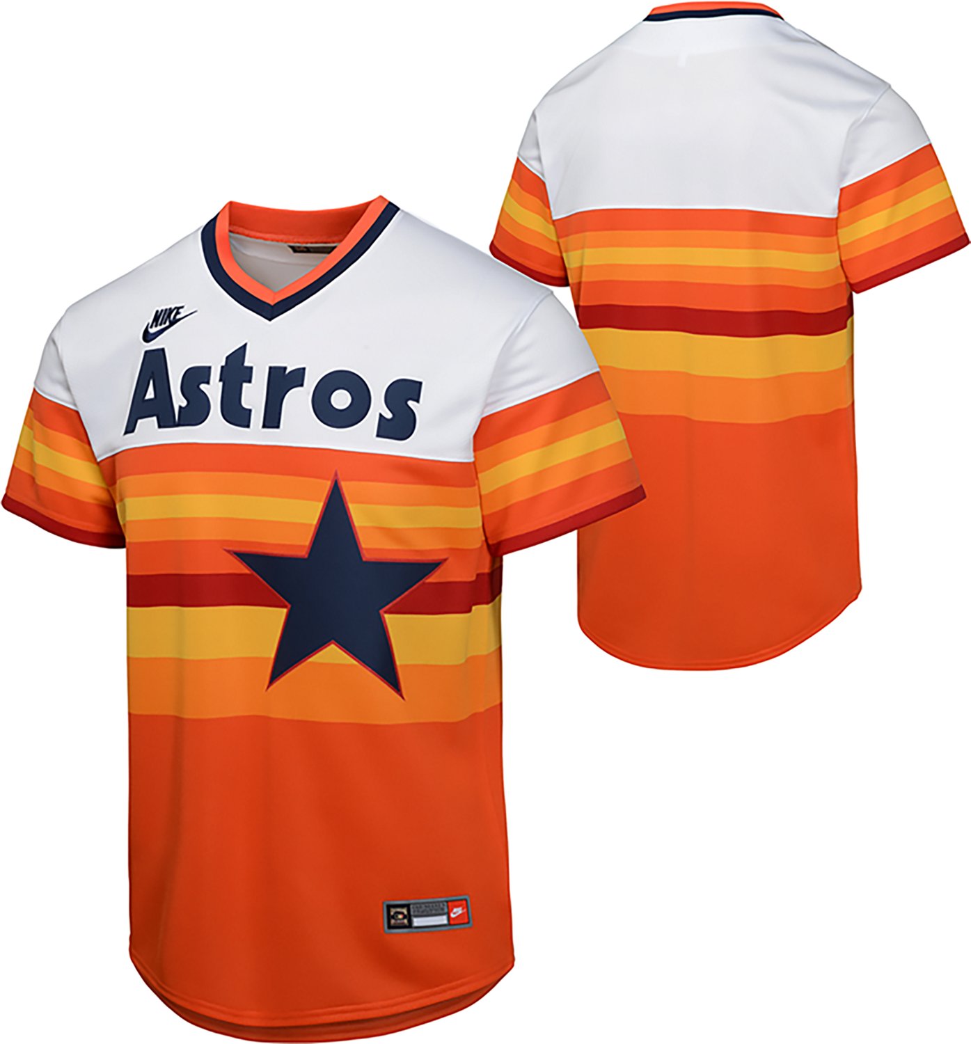 Nike Youth's Houston Astros Cooperstown Limited Baseball Jersey                                                                  - view number 3