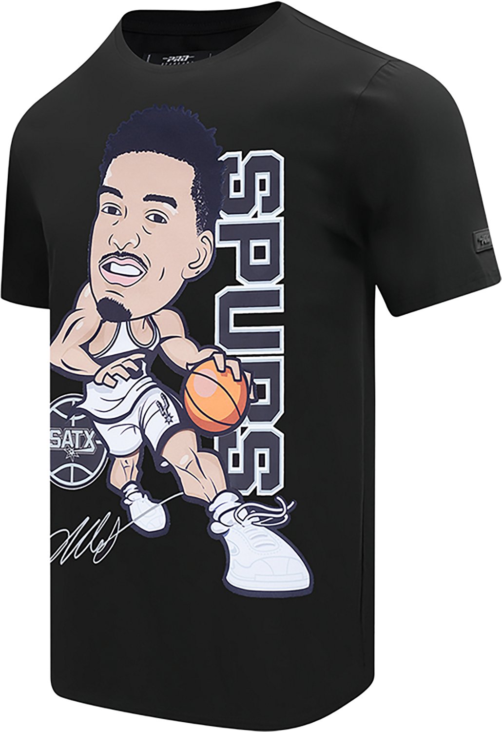 Pro Standard Men's San Antonio Spurs V. Wembanyama N&N Remix Avatar Drive Single Jersey T-shirt - view number 2
