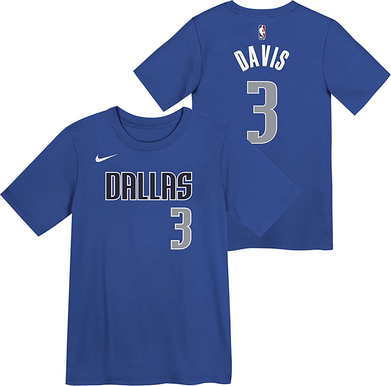 Nike Boys' Mavericks A. Davis Icon N&N T-shirt - view number 3