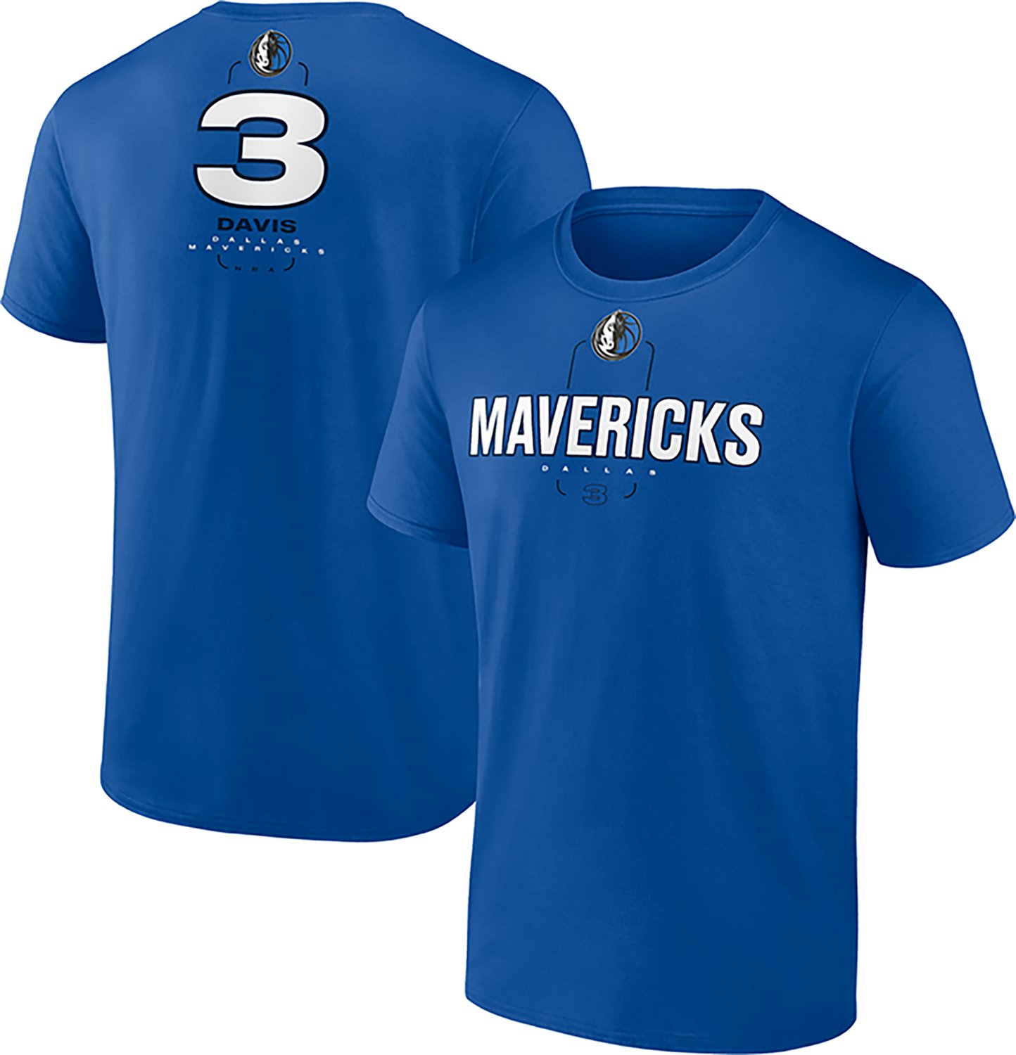 Fanatics Men's Mavericks A. Davis Behind The Back N&N T-shirt - view number 3