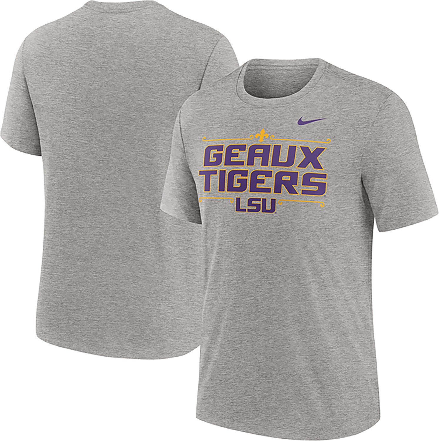 Nike Men's LSU Geaux Tigers T-shirt - view number 3