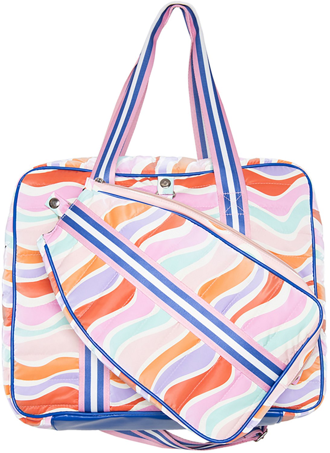 Katydid Pickleball Bag with Striped Strap