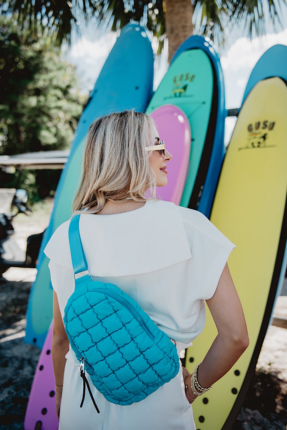 Katydid Quilted Sling Crossbody Bag - view number 2