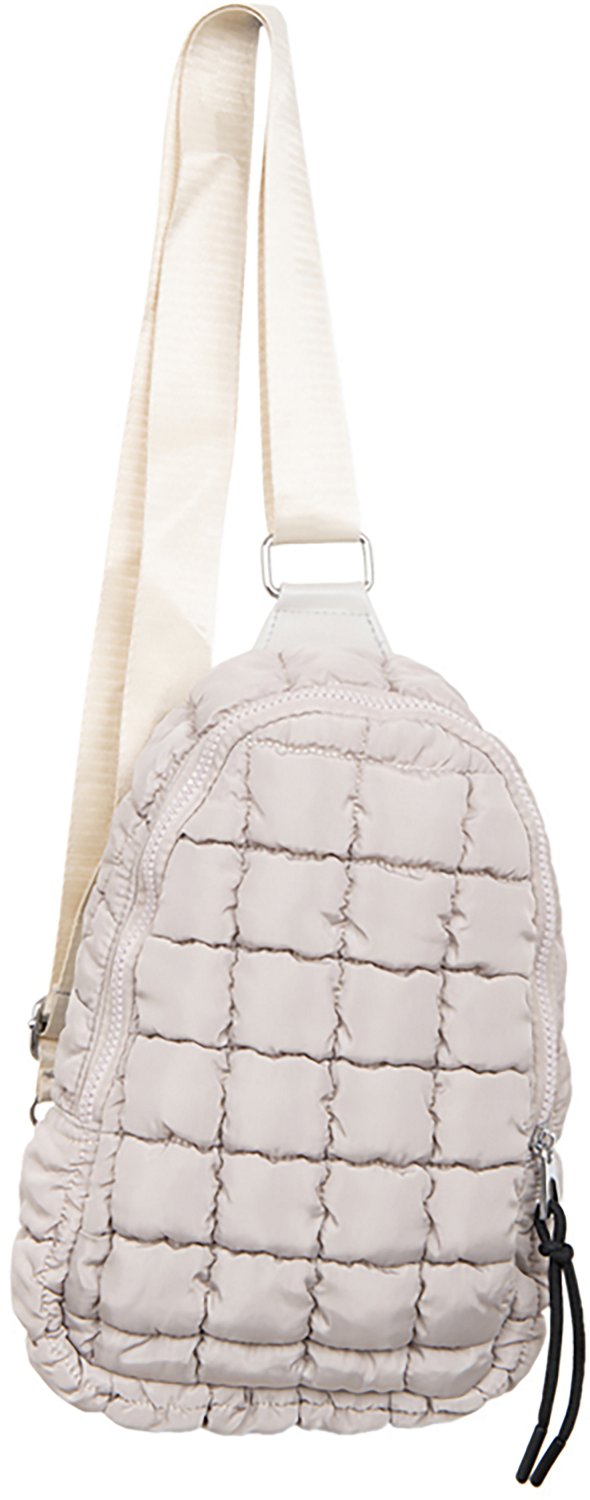 Katydid Quilted Sling Crossbody Bag