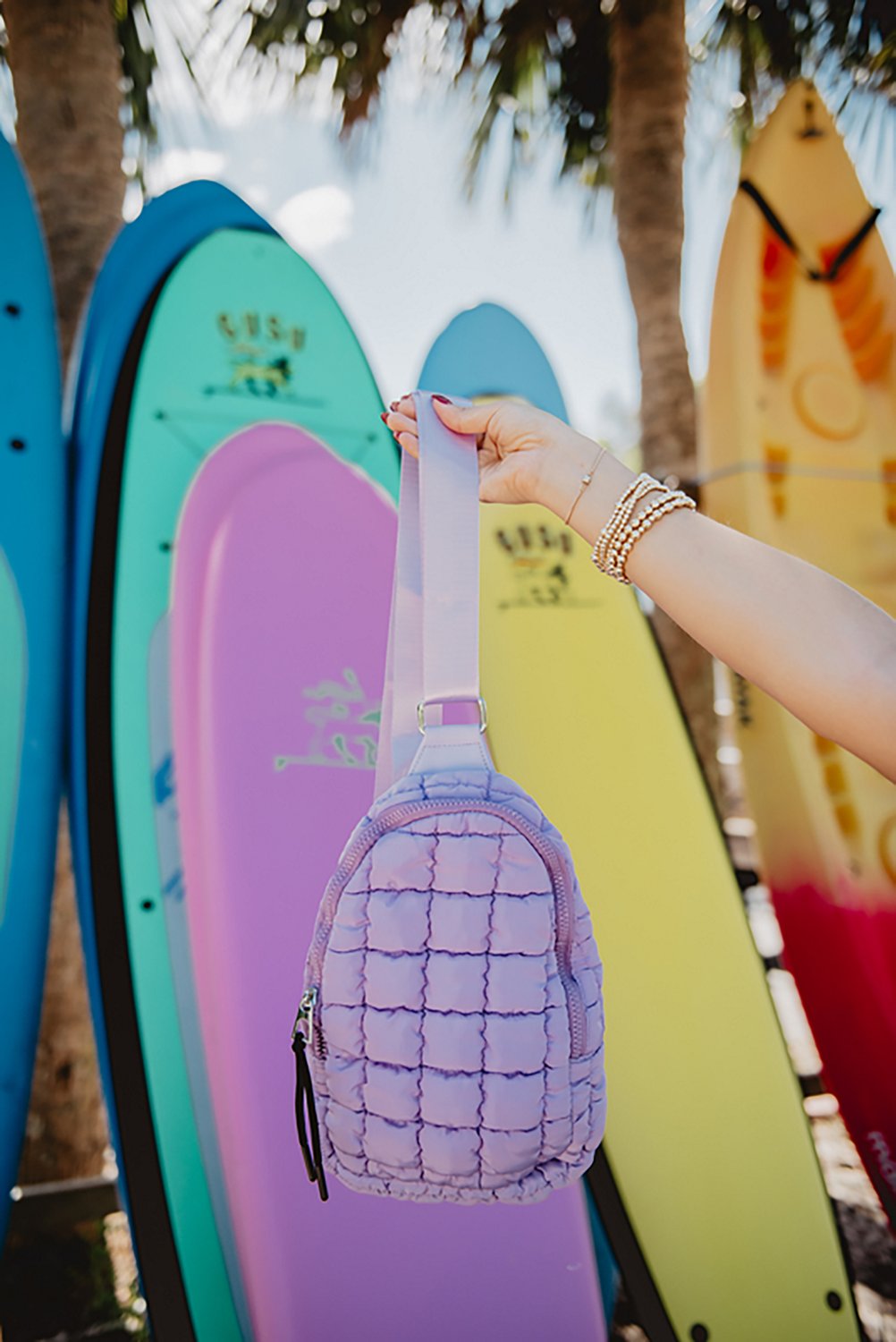 Katydid Quilted Sling Crossbody Bag - view number 3