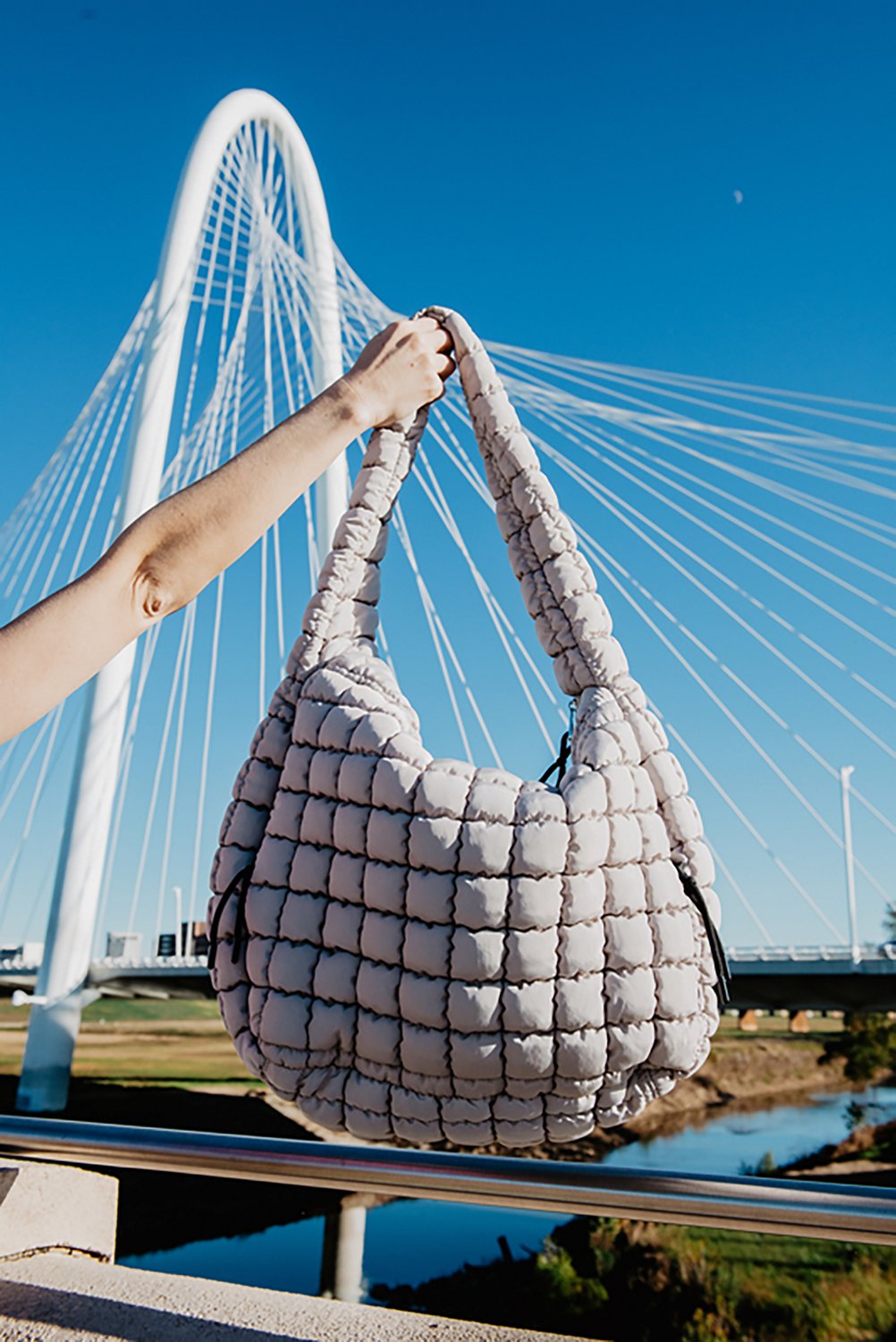 Katydid Quilted Tote Bag - view number 3