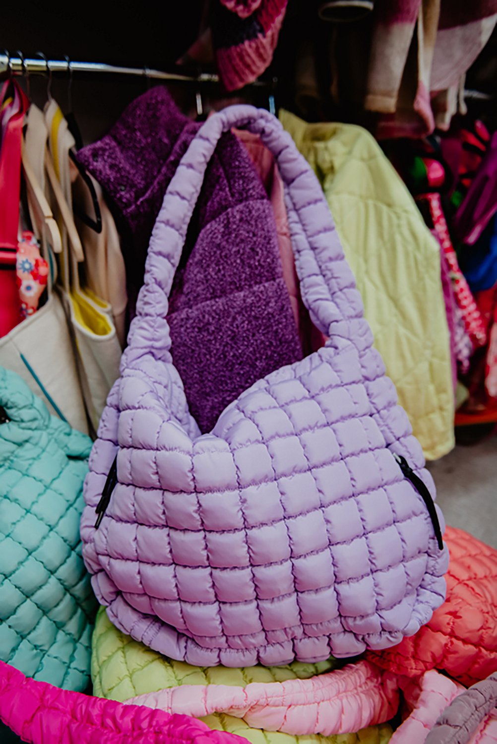 Katydid Quilted Tote Bag - view number 2