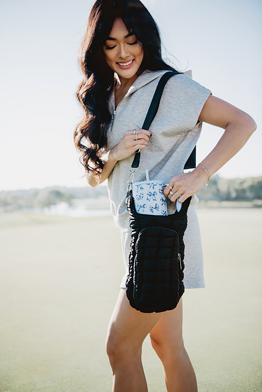 Katydid Puffer Bottle Carrier Bag - view number 3