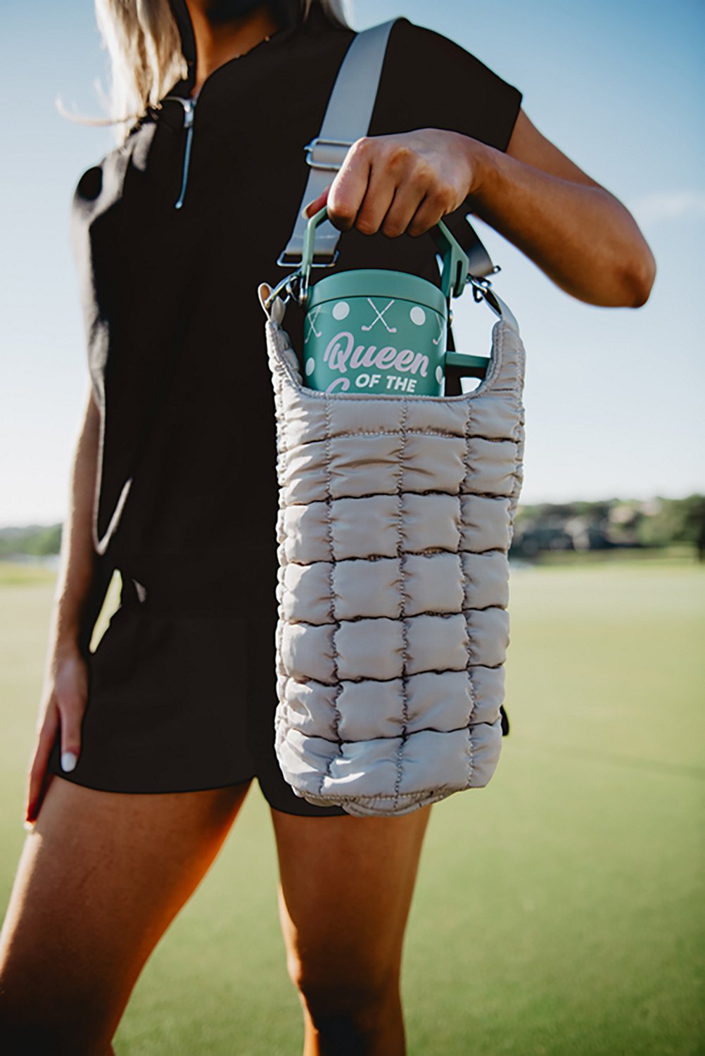 Katydid Puffer Bottle Carrier Bag - view number 3