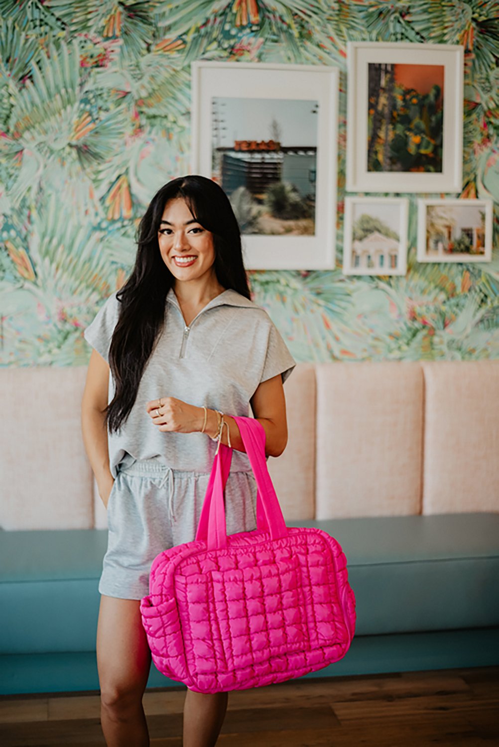 Katydid Quilted Weekend Duffel Bag - view number 3