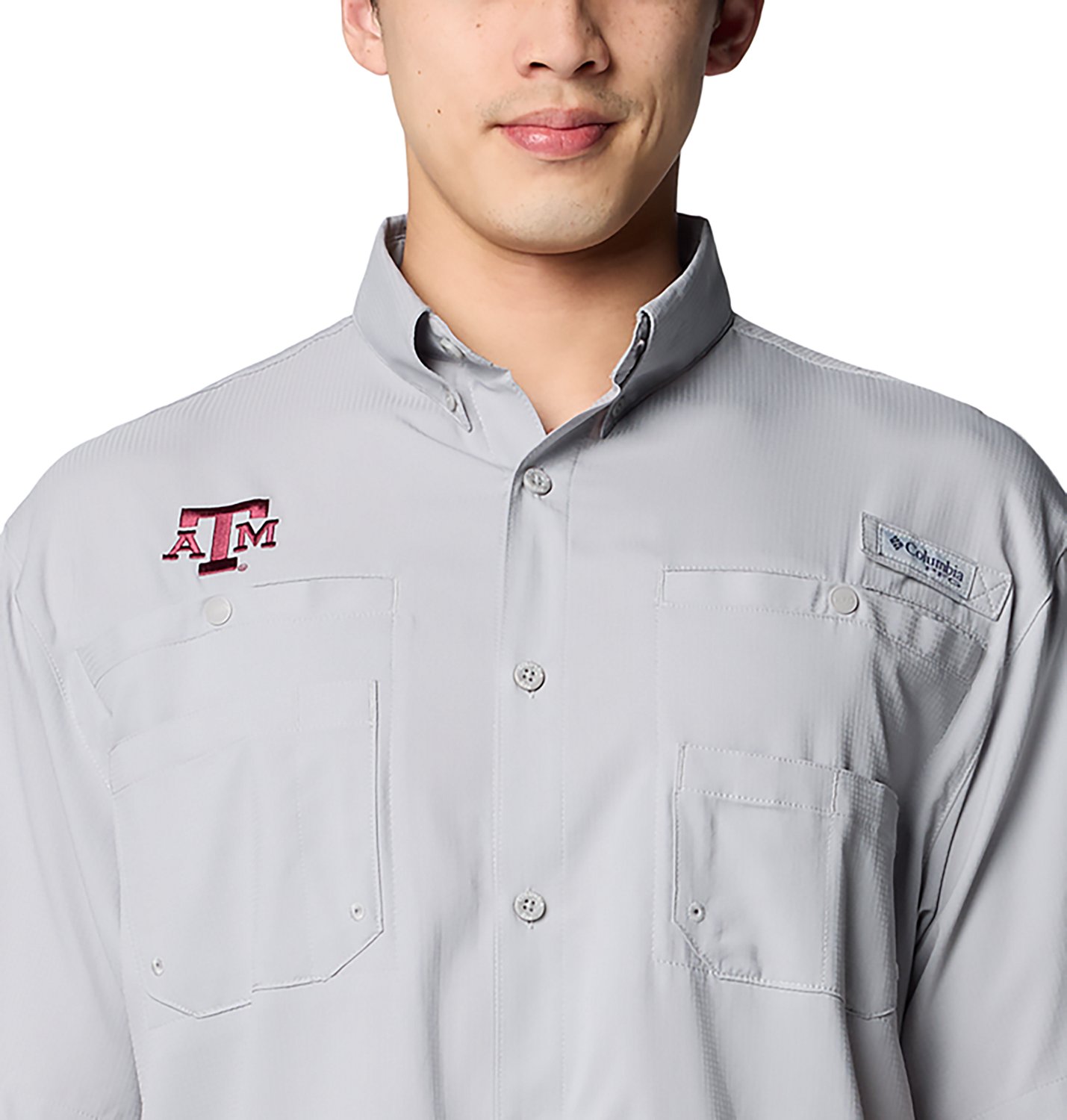 Columbia Sportswear Men's Collegiate Short Sleeve Tamiami Shirt - view number 4