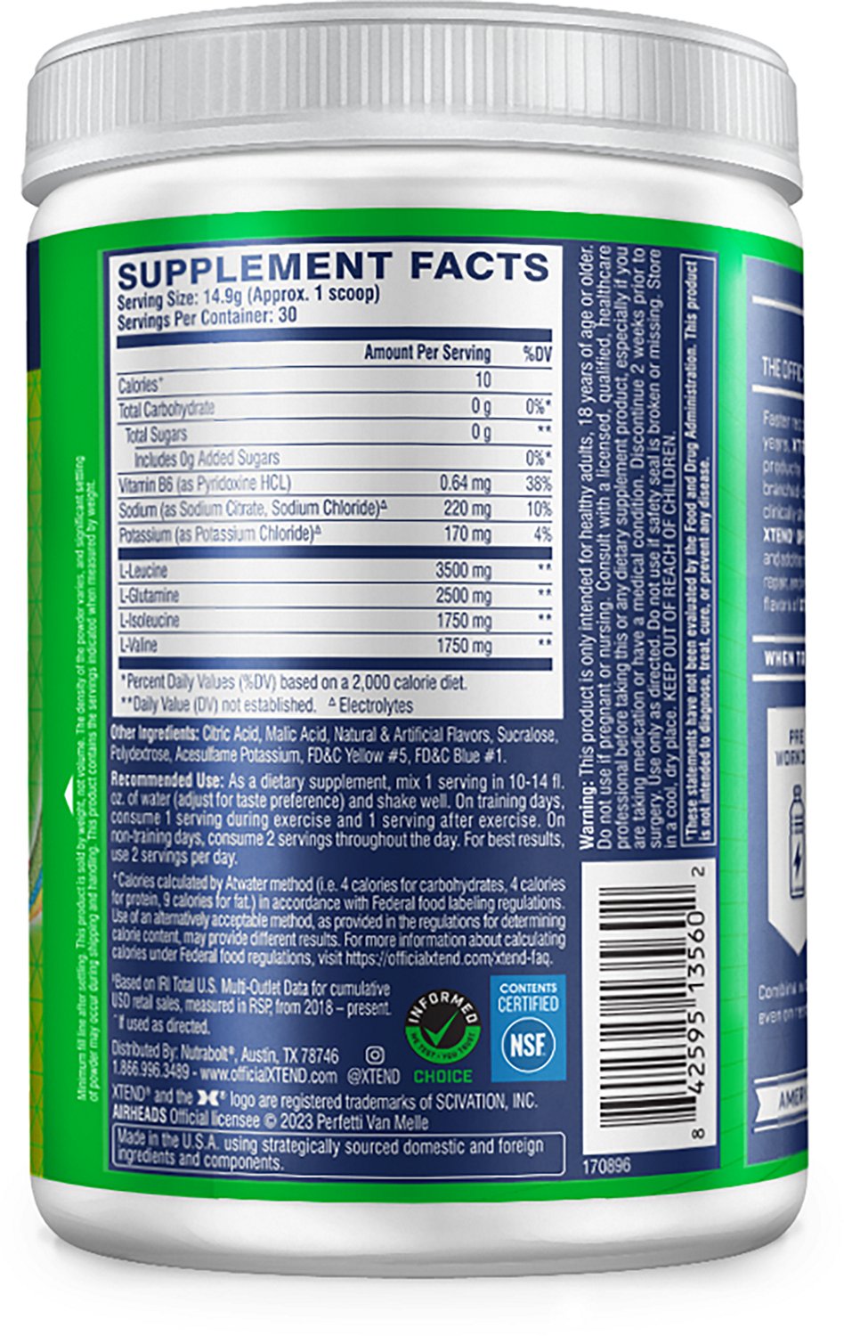 Scivation Xtend Original Freedom Ice BCAA Supplement                                                                             - view number 2