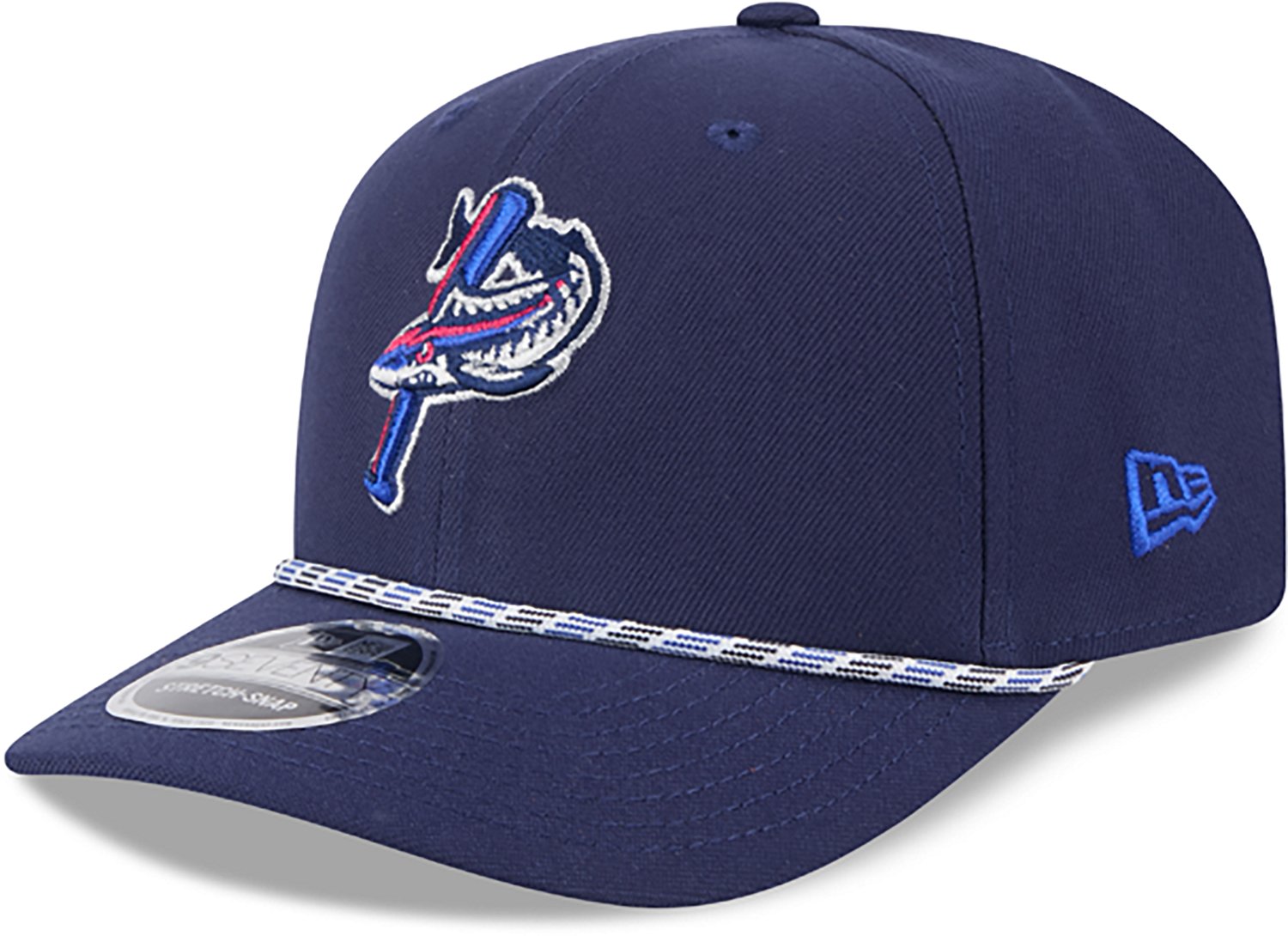 New Era Men's Pensacola Blue Wahoos Multi-Rope 9SEVENTY Cap  - view number 3