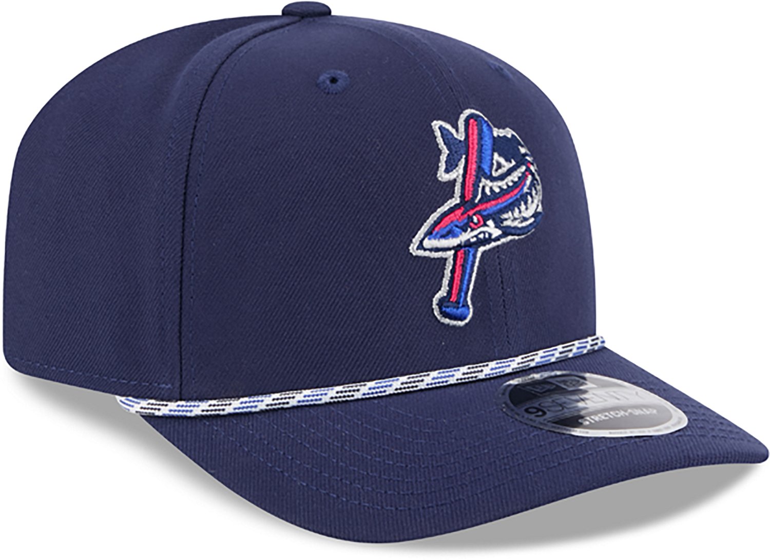 New Era Men's Pensacola Blue Wahoos Multi-Rope 9SEVENTY Cap  - view number 4