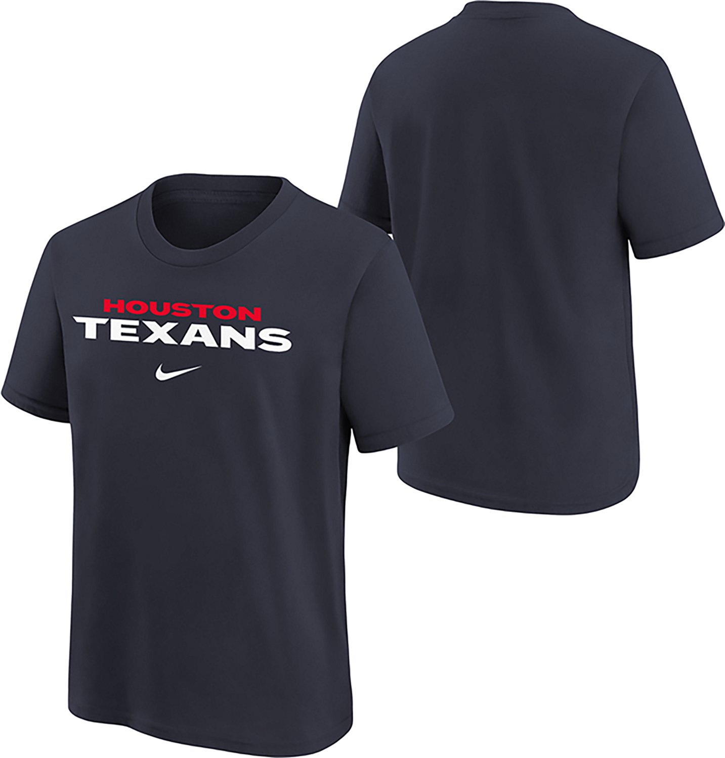 Nike Youth Houston Texans Team Wordmark Short Sleeve T-shirt - view number 3