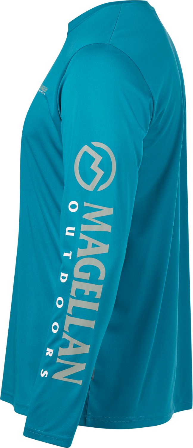 Magellan Outdoors Men's Casting Crew Core Graphic Long Sleeve T-shirt                                                            - view number 3