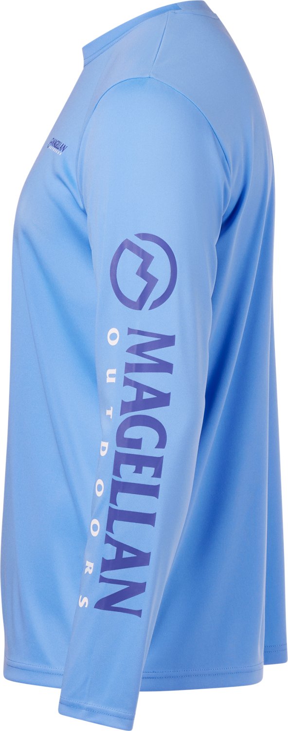 Magellan Outdoors Men's Casting Crew Core Graphic Long Sleeve T-shirt                                                            - view number 8