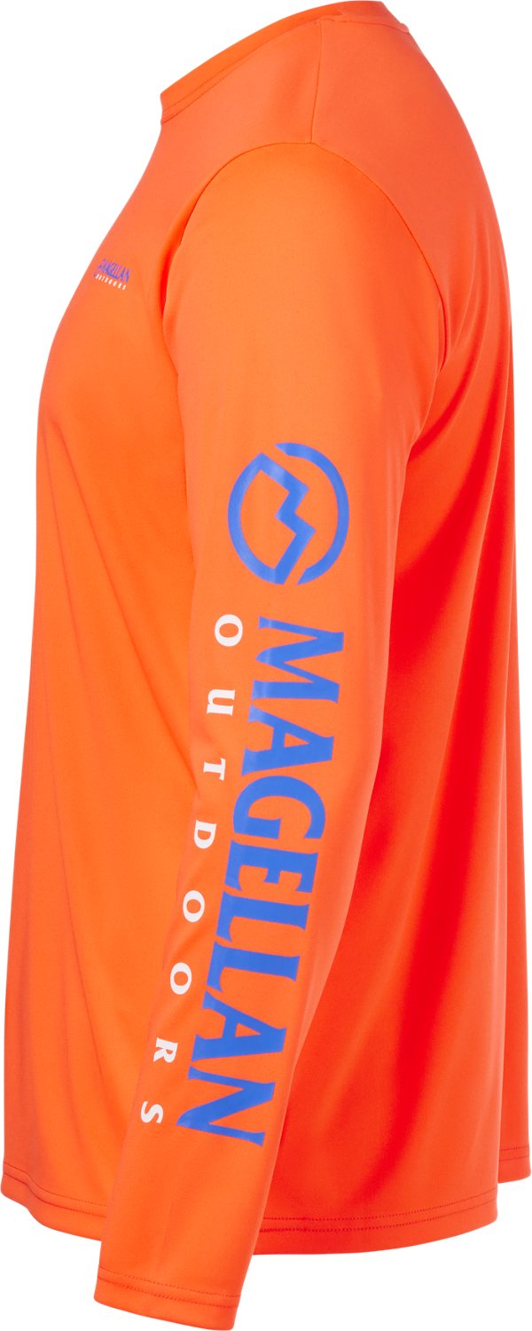 Magellan Outdoors Men's Casting Crew Core Graphic Long Sleeve T-shirt                                                            - view number 7