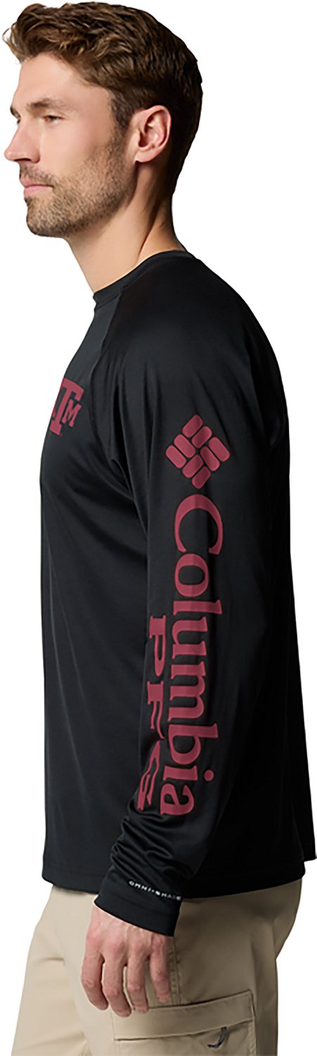 Columbia Sportswear Men's Texas A&M University Terminal Tackle Long Sleeve T-shirt - view number 3