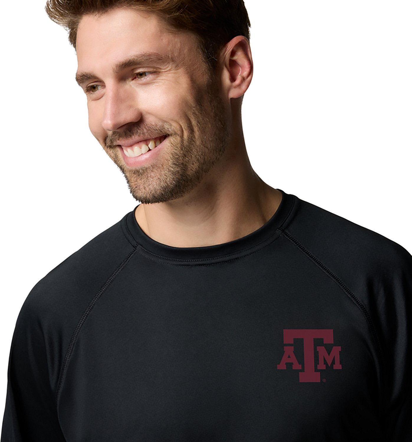 Columbia Sportswear Men's Texas A&M University Terminal Tackle Long Sleeve T-shirt - view number 4